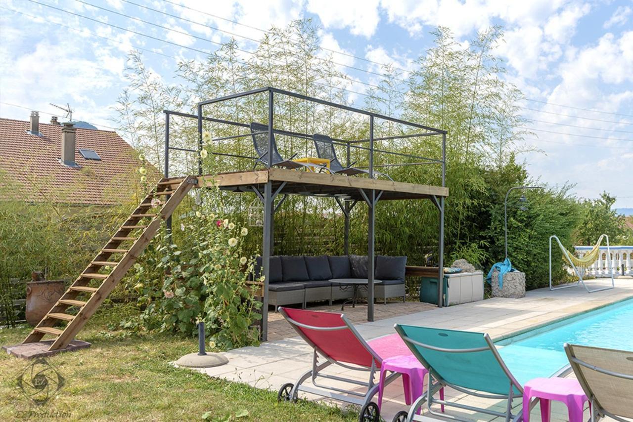 Appartement Lumineux A Voreppe Avec Piscine Esterno foto